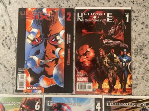 5 Marvel Comic Books Ultimates 2 3 4 6 + Nightmare 1 + Six 2 Avengers 28 J823