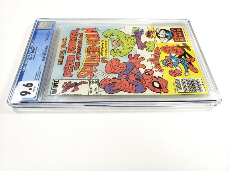 MARVEL TAILS #1 CGC Grade 9.6 Newsstand Edition 1st Peter Porker Spider Ham 1983