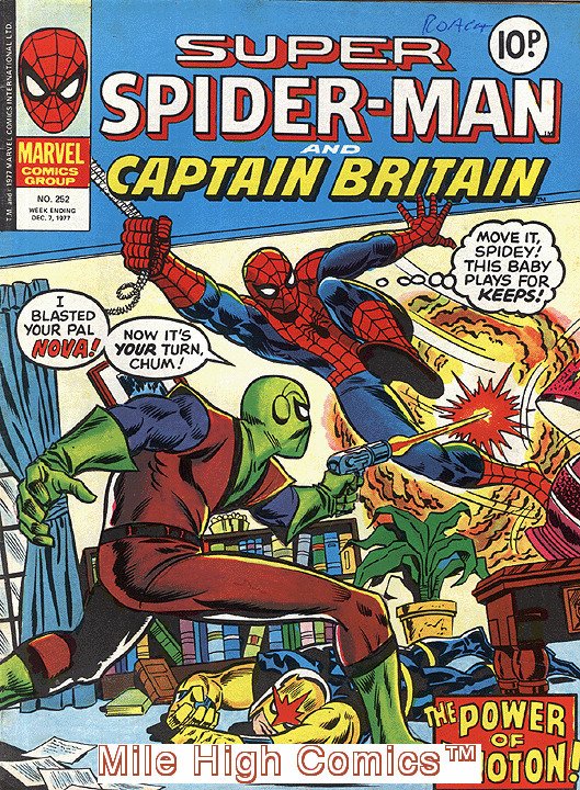 SUPER SPIDER-MAN AND CAPTAIN BRITAIN  (UK MAG) #252 Fine