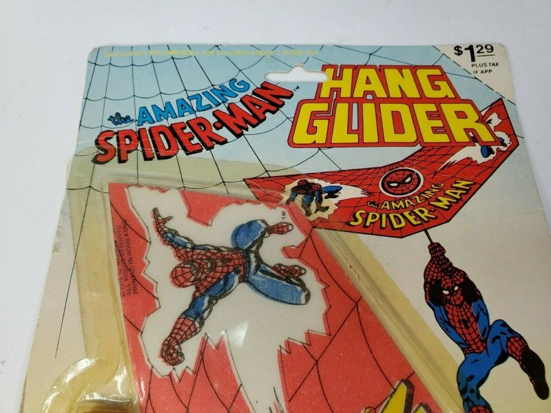  SPIDER MAN Hang Glider 1978 VINTAGE  Marvel Fleetwood New in Package RARE 