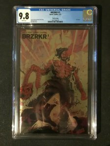 BRZRKR # 1 Mora 3rd Printing Foil Variant CGC 9.8 Boom Studios Keanu Reeves