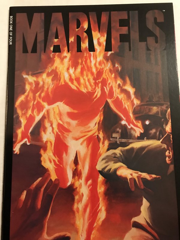 MARVELS #1 : Marvel 1/94 NM-; Newsstand Variant, Rare, Alex Ross art