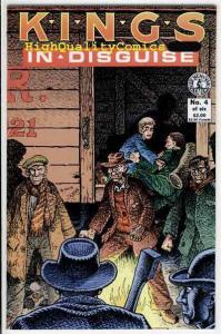 KINGS IN DISGUISE #4, NM, Kitchen Sink, 1988, Hobos, Jaxon, more in store