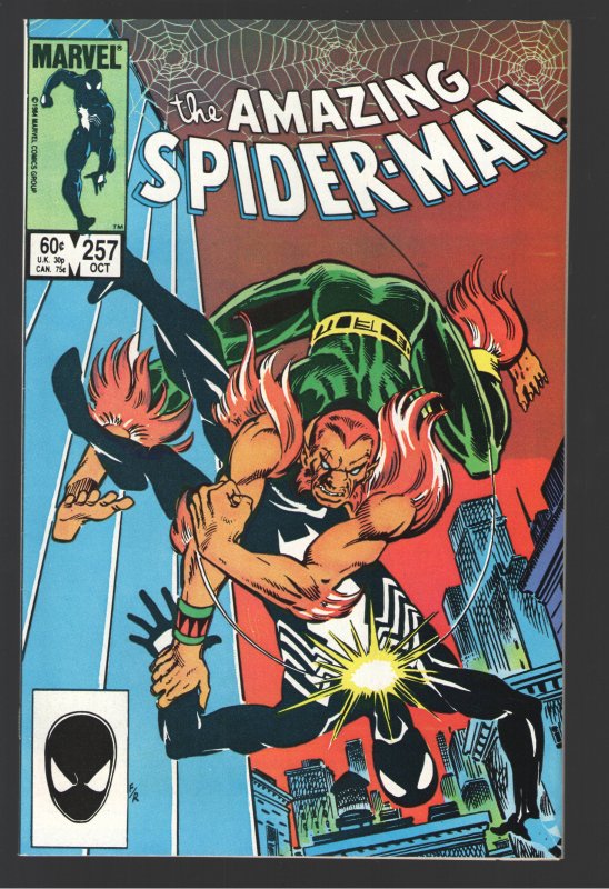 AMAZING SPIDERMAN 257 NM 9.2; 50% OFF RETAIL OF $40.00;1ST NED LEEDS HOBGOBLIN