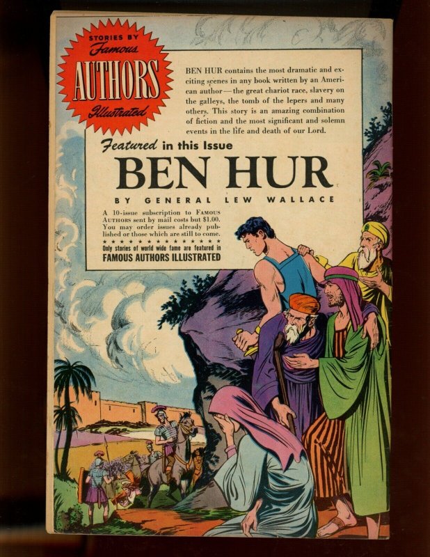 (1951) Famous Authors Illustrated #11 - BEN-HUR (6.0/6.5)
