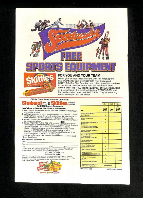 Uncanny X-Men #211 Newsstand Variant Mutant Massacre Tie-in!