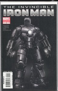 Invincible Iron Man #1 Second Print Meinerding Cover (2008) Iron Man