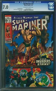 Sub-Mariner #21 (1970) CGC 7.0 FVF