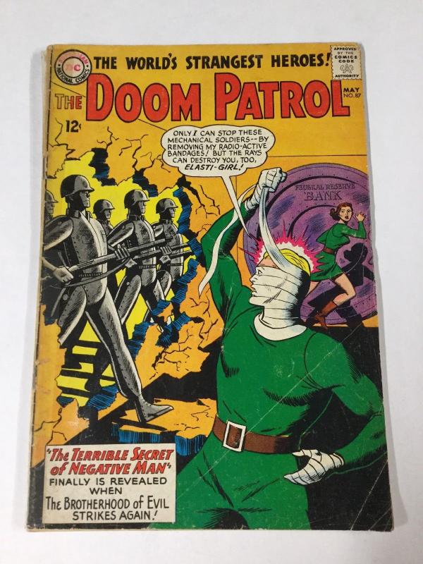 Doom Patrol 87 4.5 Vg+ Very Good Dc Comics Silver Age Tape On Spine