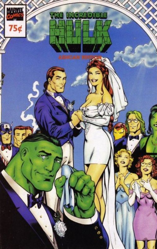 INCREDIBLE HULK ASHCAN #01 (1994) GARY FRANK | B&W |  WEDDING COVER