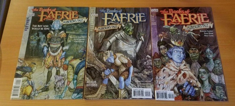 The Books of Faerie : Auberon's Tale 1-3 Complete Set Run! ~ NEAR MINT NM ~ 1998