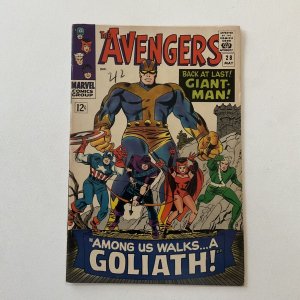 Avengers 28 Fine- Fn- 5.5 Marvel 1966