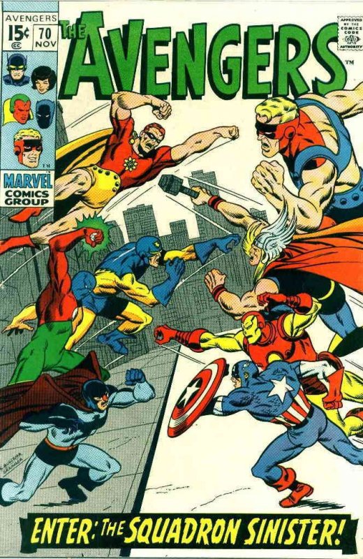 Avengers, The #70 VG ; Marvel | low grade comic Squadron Sinister