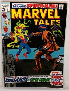 Marvel Tales #21 Spider-Man Thor Human Torch Marvel 1969 VG+               EB917