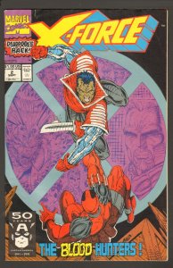 X-Force #2 -The Blood Hunters!- 1991 (Grade 6.5) WH