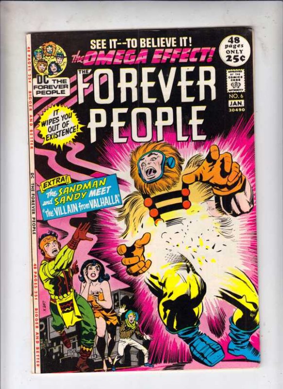 Forever People #6 (Jan-72) NM- High-Grade Big Bear, Beautiful Dreamer, Serifi...