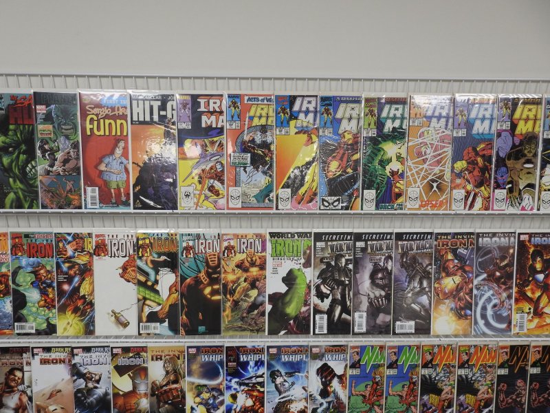 Huge Lot 150+ Comics W/ Iron Man, Punisher, Hulk, +More! Avg VF Condition!