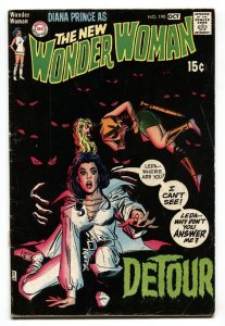 WONDER WOMAN #190 1970 WW without costume-DC SILVER AGE-vg VG