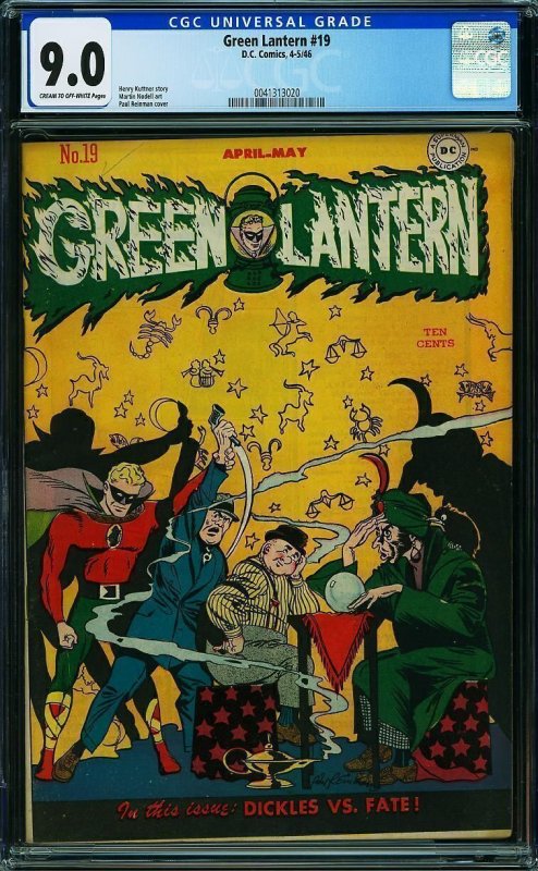 Green Lantern #19 (1946) CGC 9.0 VFNM