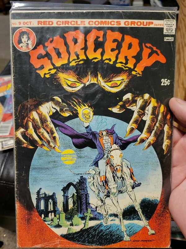 Red Circle Sorcery #9 Red Circle (1974) Bronze Age Comic Book- Good