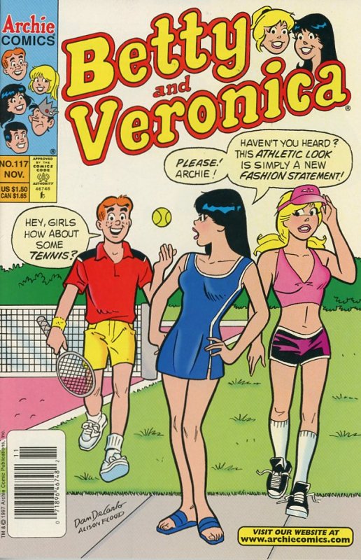 Betty and Veronica 117  9.0 (our highest grade)  1997  Newsstand