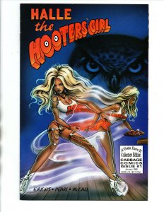 Halle the Hooter Girl #1 - recalled comic - Cabbage Comics - 1998 - VF/NM