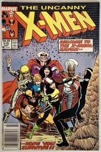 The Uncanny X-Men #219 (NM-, 1987) NEWSSTAND, Havok joins The X-Men