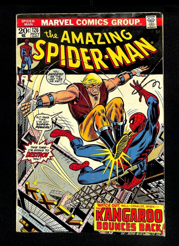 Amazing Spider-Man #126 Kangaroo!