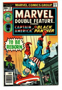 Marvel Double Feature #20 newsstand -Captain America- Black Panther -1977- FN/VF