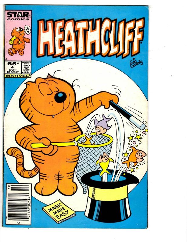 2 Heathcliff Star/Marvel Comics # 4 10 Cartoon Angelo de Cesare Kremer WM2 