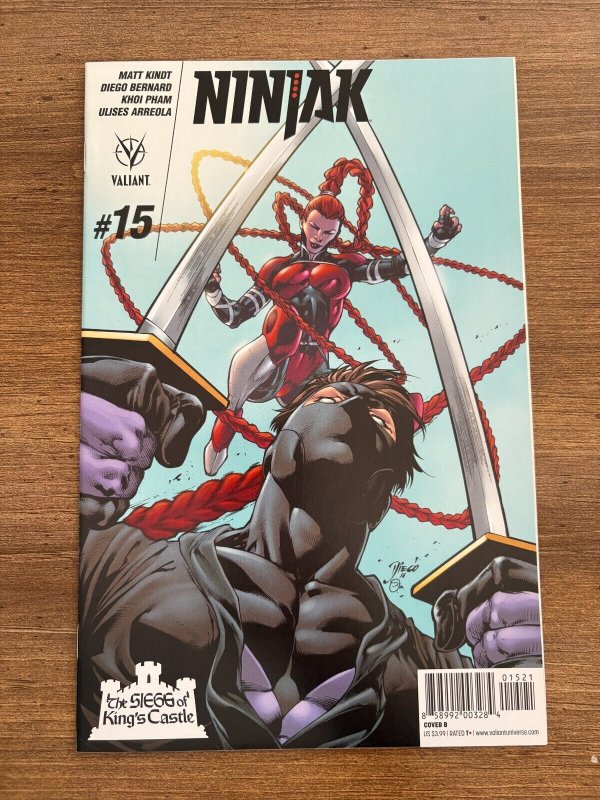 Ninjak # 15 NM 1st Print Variant Cover Valiant Comic Book Ninja 9 J281