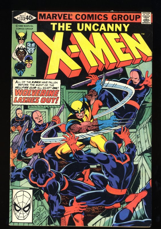 X-Men #133 FN/VF 7.0 Hellfire Club Wolverine! Marvel Comics