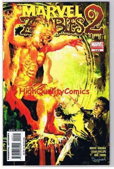 MARVEL ZOMBIES 2 #2, NM+, Human Torch, Robert Kirkman, Arthur Suydam, 2007