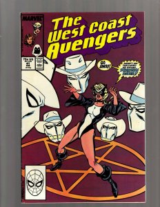 Lot of 12 West Coast Avengers Comics #38 39 40 41 42 43 44 51 53 55 56 57 J417