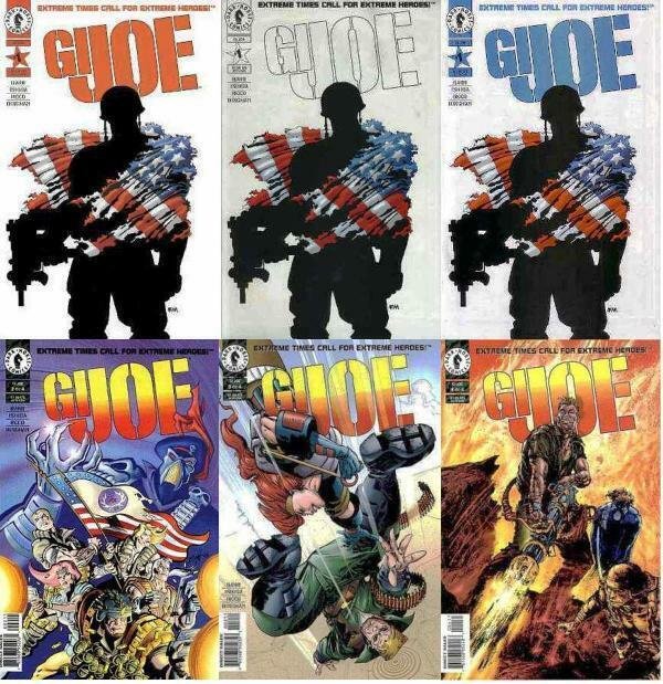 GI JOE (1995 DH) 1A-1C,2-4  COMPLETE++