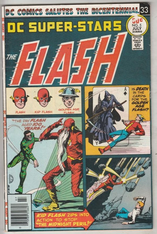 DC Super-Stars #5 (Jul-76) VF+ High-Grade The Flash, Golden Age Flash, Kid Flash