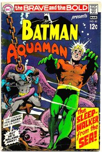 BRAVE AND THE BOLD #82 (Feb1969) 5.0 VG/FN NEAL ADAMS on BATMAN & AQUAMAN!!