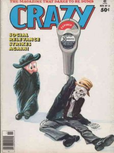 Crazy (Magazine) #21 VG ; Marvel | low grade comic parking meter