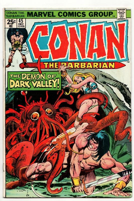 Conan The Barbarian #45 (Marvel, 1974) VG/FN