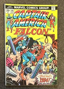 Captain America + Falcon #195 Jack Kirby VF- 1976