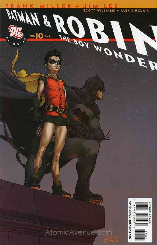 All Star Batman And Robin, the Boy Wonder #10A FN ; DC | Frank Quitely Variant