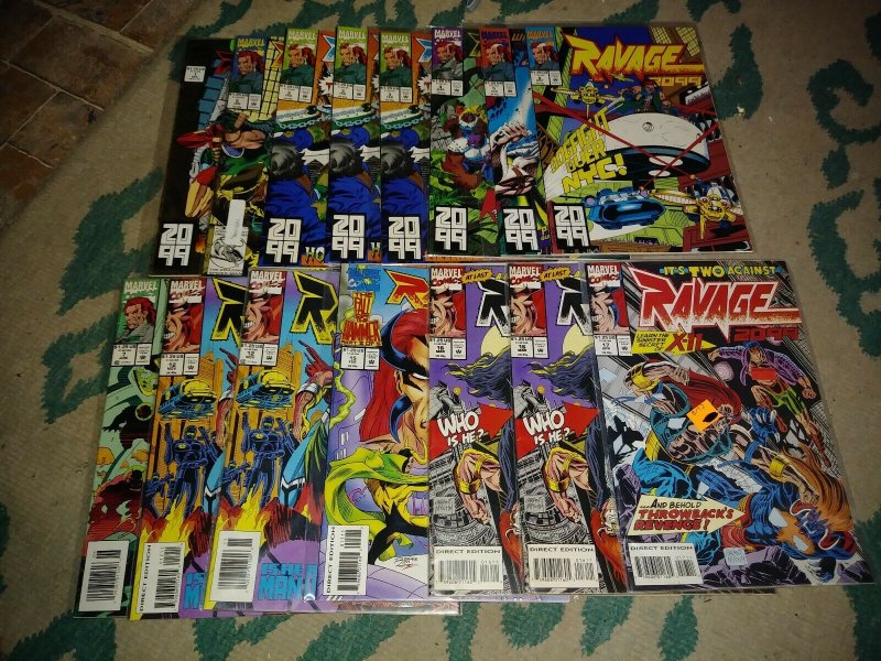 RAVAGE 2099  # 1 2 3 4 5 6 7 12 15 16 17+ 1996 marvel   