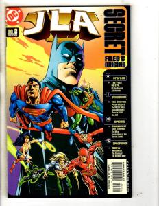 Lot Of 7 JLA DC Comic Books Secret Origins 1 Files 1 3 + Annual 1 2 3 4 CR21