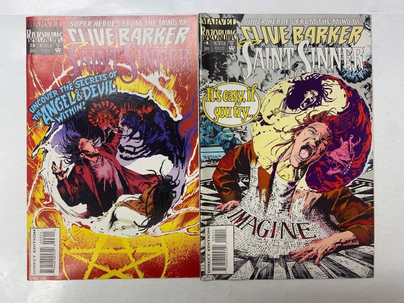 4 Saint Sinner MARVEL comic books #3 4 6 7 31 KM15