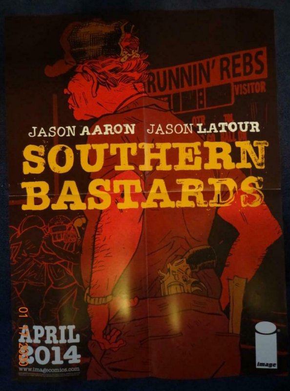 SOUTHERN BASTARDS Promo Poster, 18 x 24, 2014, IMAGE Unused more in our store 52