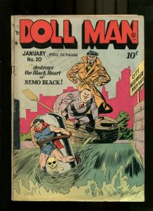 Doll Man #20 1949- TORCHY- Bill Ward Golden Age VG 