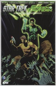 STAR TREK GREEN LANTERN #6 B, NM, Spock, Kirk, Spectrum War, 2015, IDW