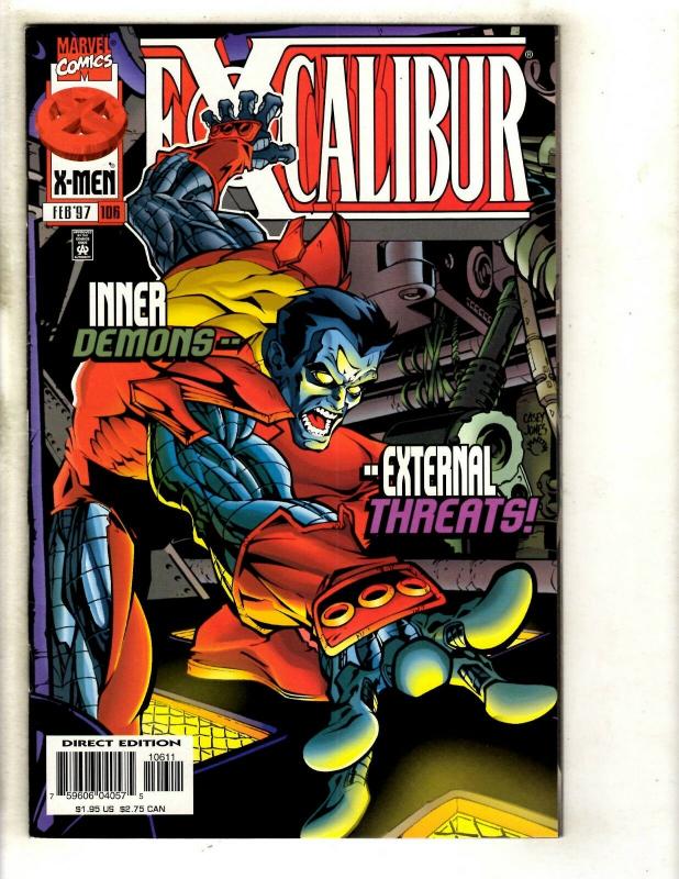 10 Excalibur Marvel Comics # 100 101 102 103 104 105 106 107 108 109 MF7