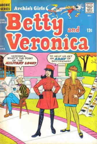 Archie's Girls Betty And Veronica #145 GD; Archie | low grade - military fashion 