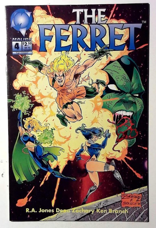 The Ferret #4 (1993) Malibu Comics 1st Print Comic Book